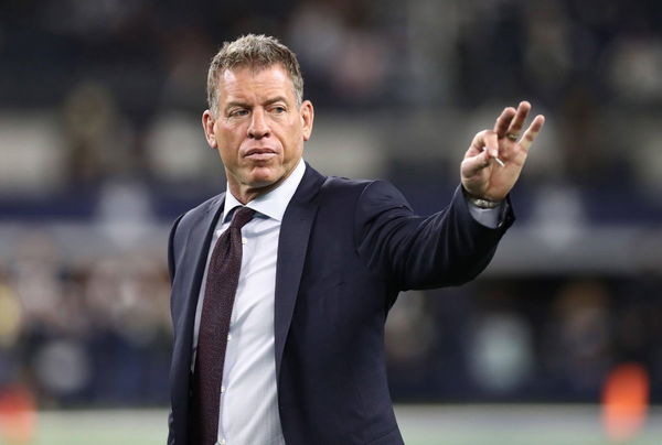 NFL, American Football Herren, USA New Orleans Saints at Dallas Cowboys, Nov 29, 2018; Arlington, TX, USA; Troy Aikman w