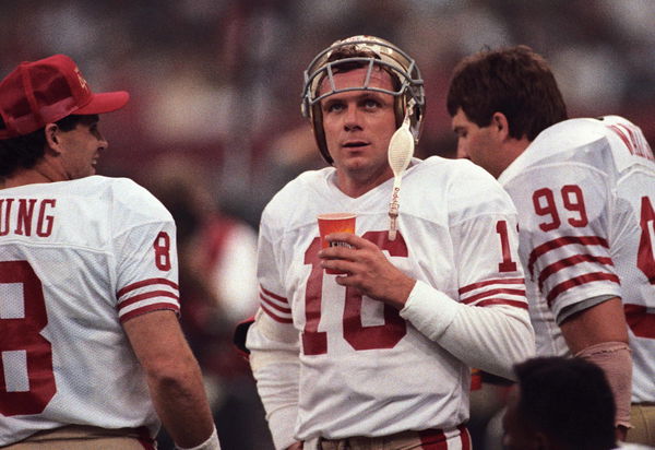 NFL, American Football Herren, USA Super Bowl XXIV Jan 28, 1990; New Orleans, LA, USA; FILE PHOTO; San Francisco 49ers q
