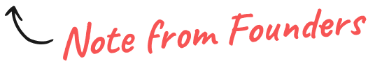 Note from Founder